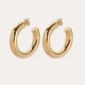 GAS BIJOUX BOUCLES D'OREILLES TURNER MOYEN MODELE DOREES