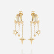 BOUCLES D'OREILLES ZAG VELENTINA ACIER DORÉ