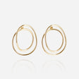 BOUCLES D'OREILLES ZAG VASIA ACIER DORÉ