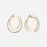 BOUCLES D'OREILLES ZAG VASIA ACIER DORÉ