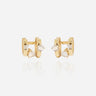 BOUCLES D'OREILLES ZAG YOLANDA ACIER DORÉ