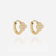 BOUCLES D'OREILLES ZAG LIVA ACIER DORÉ