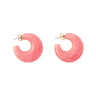 BOUCLES D'OREILLES MOON EARRING WATERMELON MARBLE VANESSA BARONI
