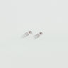 BOUCLES D'OREILLES PUCES AGATHA BELOVED ARGENT ET CRISTAL
