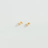 BOUCLES D'OREILLES PUCES AGATHA BELOVED DORÉ ET CRISTAL
