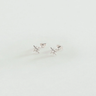 BOUCLES D'OREILLES PUCES AGATHA OURSE CRISTAL ARGENTÉ