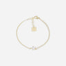 BRACELET ZAG ALARIS ACIER DORÉ