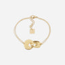 BRACELET ZAG ALASKA ACIER DORÉ