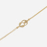 BRACELET ZAG ASTRÉVA ACIER DORÉ