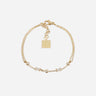 BRACELET ZAG ATHIS ACIER DORÉ