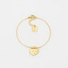 BRACELET ZAG BEST MUM ACIER DORÉ
