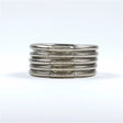 Jonc Bouddhiste Mantra Antique Silver - Maison Izel