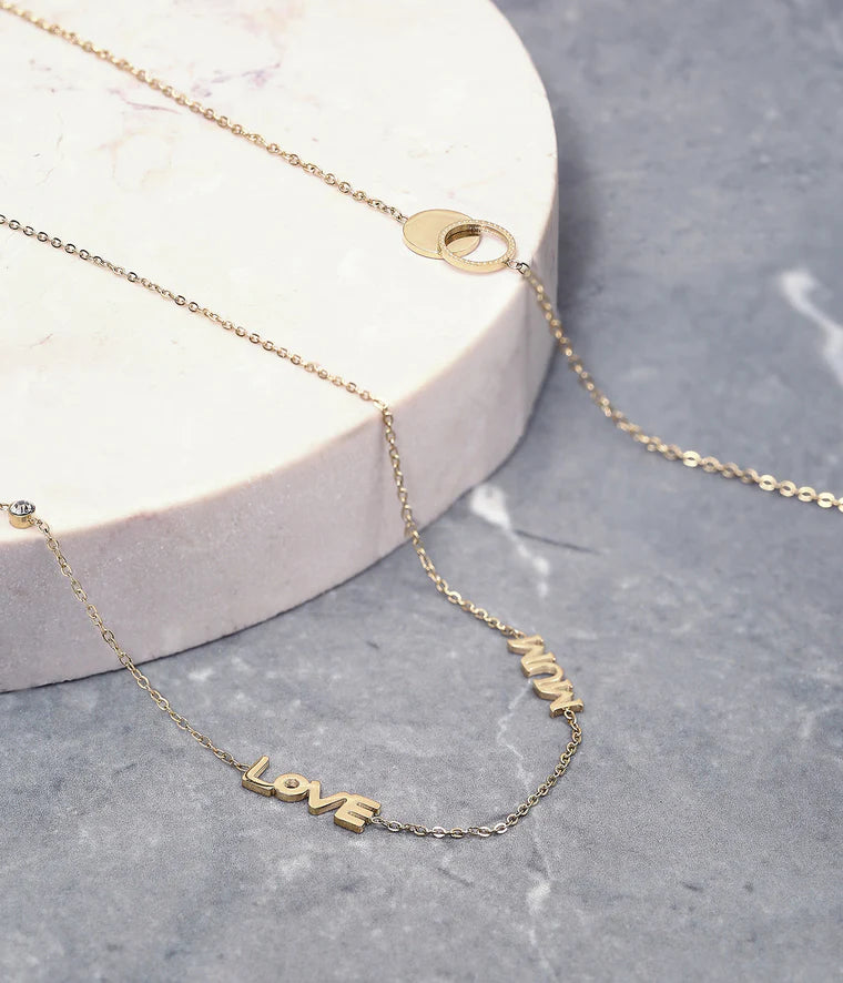 Bracelet chaînette doré Cantor Zag Bijoux avec motif deux cercles