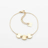 BRACELET ZAG CARDIN ACIER DORÉ