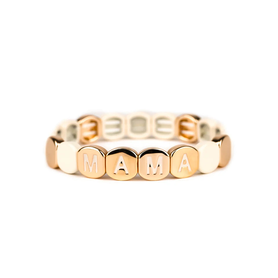 Bracelet Colorful Mama Beige
