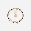 BRACELET ZAG ECRIN ACIER DORÉ