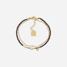 BRACELET ZAG ECRIN ACIER DORÉ