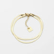 BRACELET ZAG GHERY ACIER DORÉ