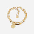 BRACELET ZAG HYDOR ACIER DORÉ