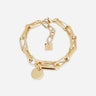 BRACELET ZAG HYDOR ACIER DORÉ