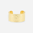 BRACELET MANCHETTE ZAG OLORA ACIER DORÉ