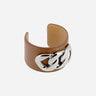 BRACELET MANCHETTE ZAG DELHI ACIER