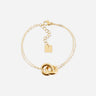 BRACELET ZAG MENTI ACIER DORÉ