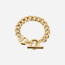 BRACELET ZAG MEREZ ACIER DORÉ