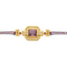 BRACELET MYA BAY - AMETHISTE SHINY ART DECO DORÉ