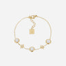 BRACELET ZAG NAÏADE ACIER DORÉ