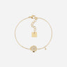 BRACELET ZAG NIRALIS ACIER DORÉ