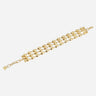 BRACELET ZAG NYRA ACIER DORÉ
