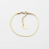 BRACELET ZAG PUR ACIER DORÉ