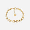 BRACELET ZAG RUMI ACIER DORÉ