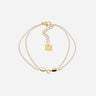 BRACELET ZAG SESTA ACIER DORÉ
