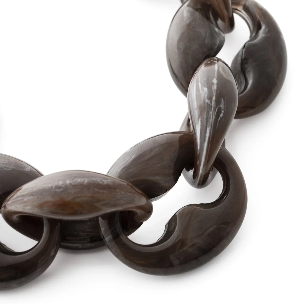 Bracelet Small Turtle Dark Brown Marble – Vanessa Baroni