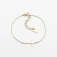 BRACELET ZAG SPIRIT ACIER DORÉ