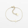 BRACELET ZAG SPIRIT ACIER DORÉ