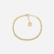 BRACELET ZAG URSULA ACIER DORÉ