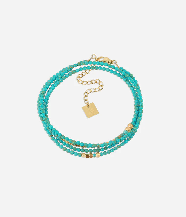 Bracelet Zag Bijoux Favela Turquoise
