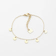 BRACELET ZAG CONFETTIS ACIER DORÉ