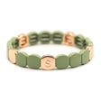 BRACELET SIMONE A BORDEAUX COLORFUL CELADON