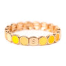 BRACELET SIMONE A BORDEAUX COLORMIND MULTI JAUNE
