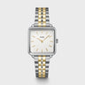 MONTRE CLUSE LA TETRAGONE STEEL COCONUT MILK, BICOLOR