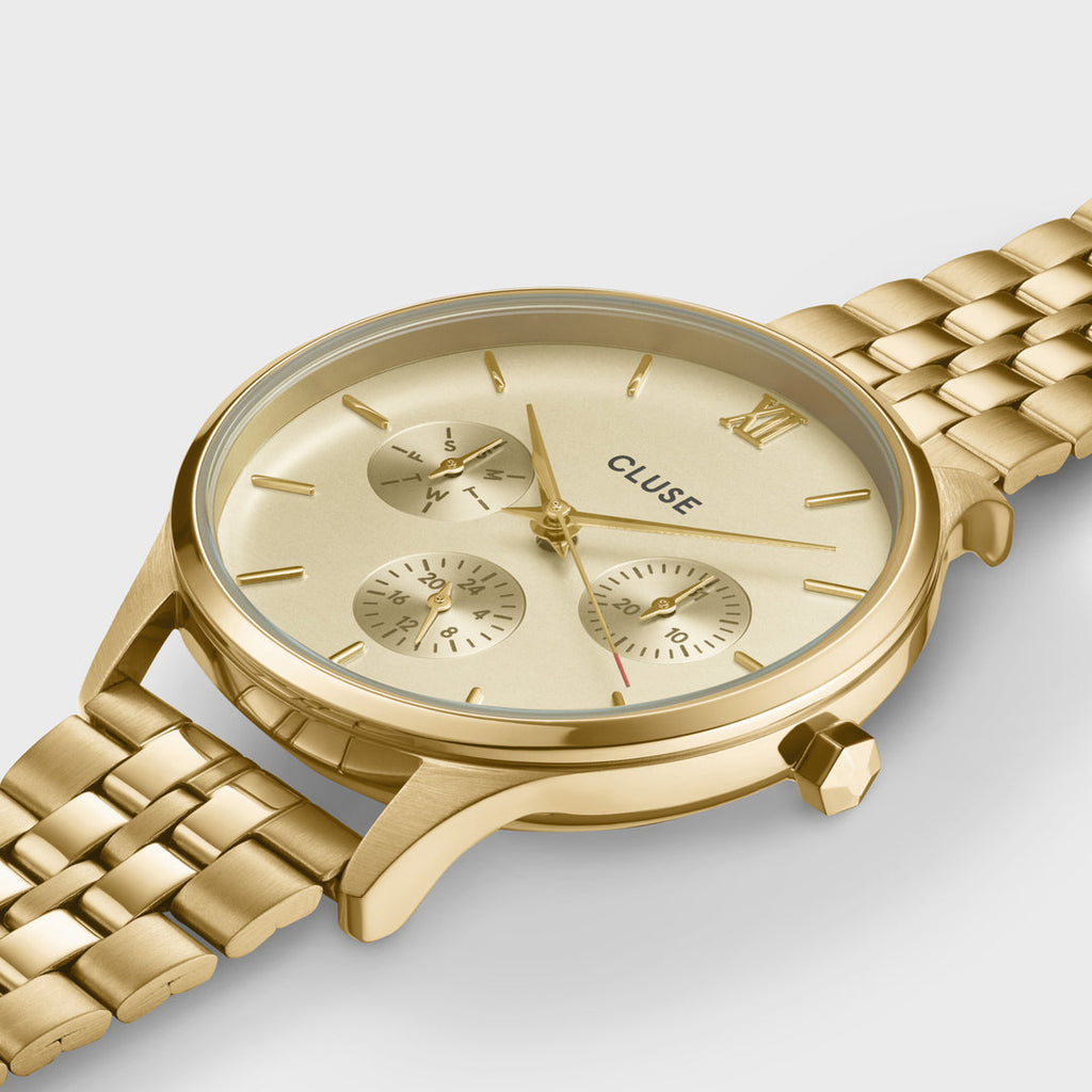 MINUIT MULTIFUNCTION WATCH FULL GOLD COLOUR