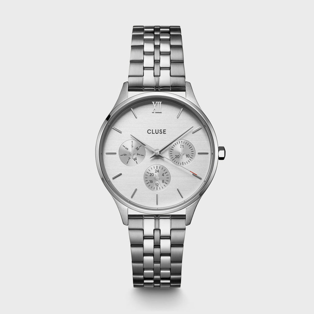 MINUIT MULTIFUNCTION WATCH FULL SILVER COLOUR CW10703