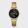 MONTRE CLUSE MINUIT MULTIFONCTION STEEL, BLACK, GOLD COLOUR