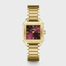 MONTRE CLUSE GRACIEUSE PETITE STEEL DARK CHERRY GOLD COLOUR