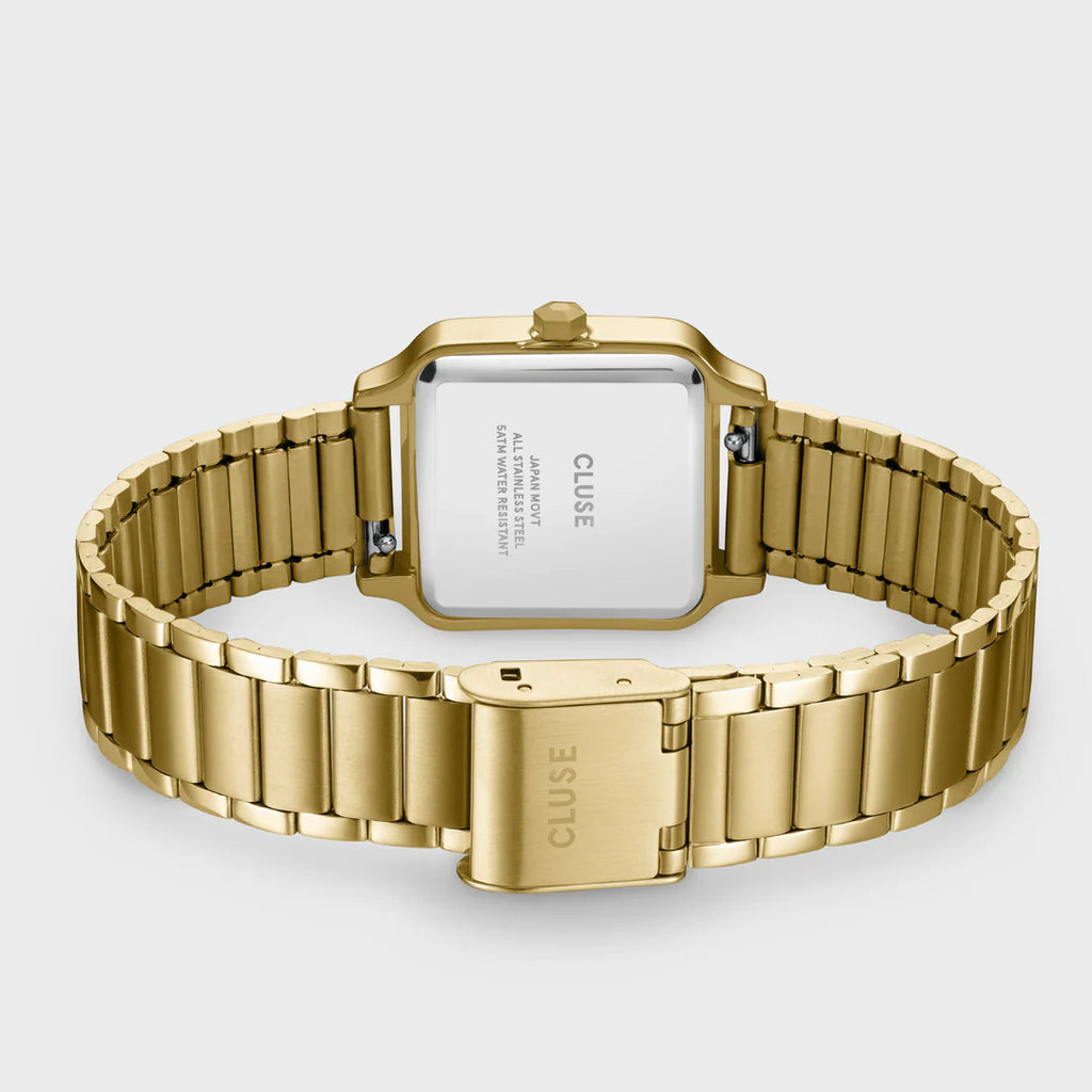 Montre Cluse Gracieuse Petite Femme – Boîtier doré 24 mm, cadran Sunset & bracelet acier
