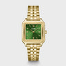 MONTRE CLUSE GRACIEUSE STEEL FOREST GREEN GOLD COLOUR
